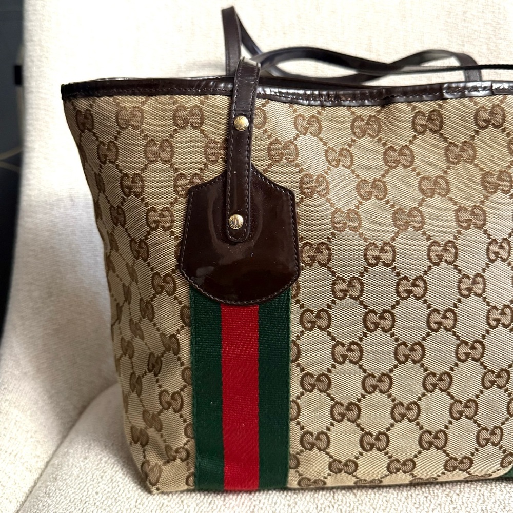 Authentic Gucci GG Canvas Jolicoeur Tote bag - Picture 5 of 16